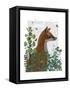 Fox In the Garden-Fab Funky-Framed Stretched Canvas