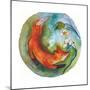 Fox in the Round-Wyanne-Mounted Giclee Print