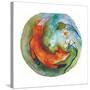 Fox in the Round-Wyanne-Stretched Canvas