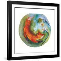 Fox in the Round-Wyanne-Framed Giclee Print