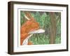 Fox In The Woods-Ric Stultz-Framed Giclee Print