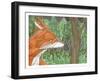 Fox In The Woods-Ric Stultz-Framed Giclee Print