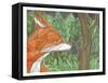 Fox In The Woods-Ric Stultz-Framed Stretched Canvas
