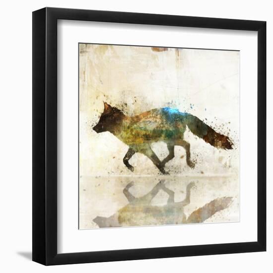 Fox Joy II-Ken Roko-Framed Art Print