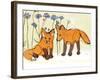 Fox Kits-Robbin Rawlings-Framed Art Print