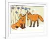 Fox Kits-Robbin Rawlings-Framed Art Print