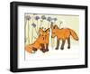 Fox Kits-Robbin Rawlings-Framed Art Print