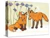 Fox Kits-Robbin Rawlings-Stretched Canvas