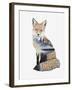 Fox Lake landscape-Michelle Faber-Framed Giclee Print