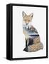 Fox Lake landscape-Michelle Faber-Framed Stretched Canvas