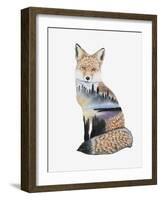 Fox Lake landscape-Michelle Faber-Framed Giclee Print