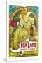 Fox-Land Jamaica Rum-Alphonse Mucha-Stretched Canvas