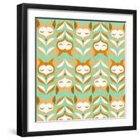 Fox Leaves-Gaia Marfurt-Framed Giclee Print