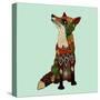 Fox Love-Sharon Turner-Stretched Canvas