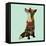 Fox Love-Sharon Turner-Framed Stretched Canvas