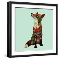 Fox Love-Sharon Turner-Framed Art Print