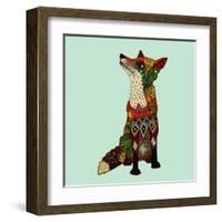 Fox Love-Sharon Turner-Framed Art Print
