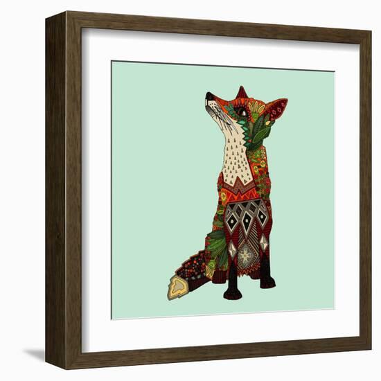 Fox Love-Sharon Turner-Framed Art Print