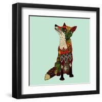 Fox Love-Sharon Turner-Framed Art Print