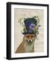 Fox Mad Hatter-Fab Funky-Framed Art Print