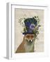 Fox Mad Hatter-Fab Funky-Framed Art Print