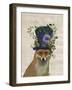 Fox Mad Hatter-Fab Funky-Framed Art Print