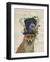 Fox Mad Hatter-Fab Funky-Framed Art Print