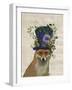 Fox Mad Hatter-Fab Funky-Framed Art Print