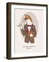 Fox Man in Pin Suit-Olga Angellos-Framed Art Print