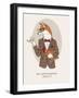 Fox Man in Pin Suit-Olga Angellos-Framed Art Print