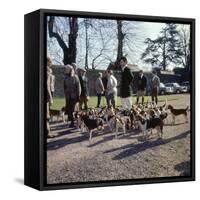 Fox Meet, Surrey 1960s-null-Framed Stretched Canvas