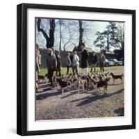 Fox Meet, Surrey 1960s-null-Framed Photographic Print