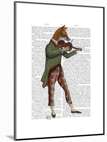Fox Minstrel-Fab Funky-Mounted Art Print