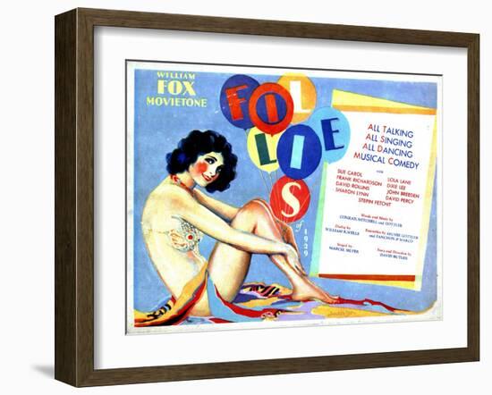 Fox Movietone Follies of 1929, 1929-null-Framed Art Print