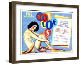 Fox Movietone Follies of 1929, 1929-null-Framed Art Print