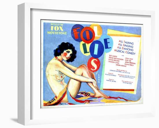 Fox Movietone Follies of 1929, 1929-null-Framed Art Print