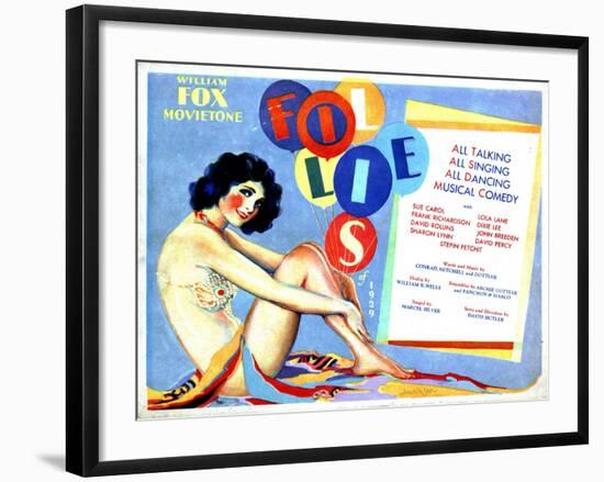 Fox Movietone Follies of 1929, 1929-null-Framed Art Print