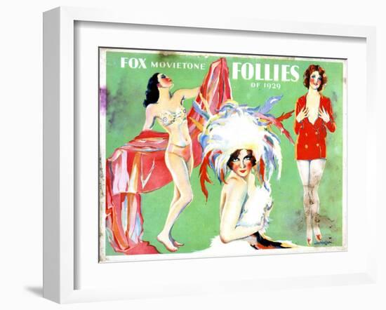 Fox Movietone Follies of 1929, 1929-null-Framed Art Print