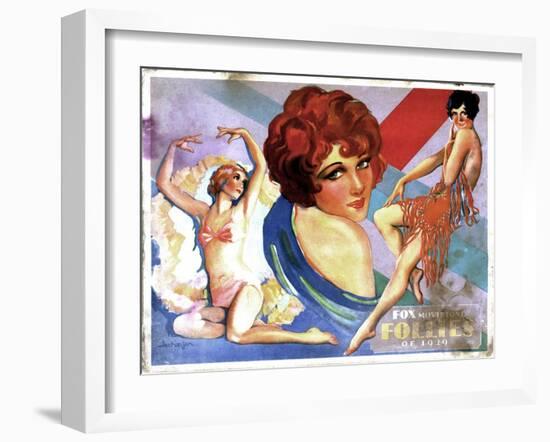 Fox Movietone Follies of 1929, Sharon Lynn, 1929-null-Framed Art Print