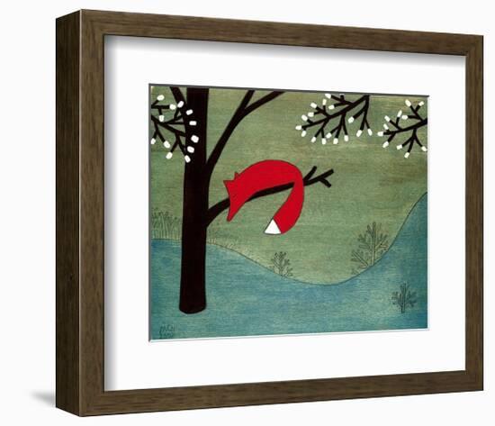 Fox on Sunday-Kristiana Pärn-Framed Art Print