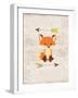 Fox On Wood-Alicia Vidal-Framed Art Print