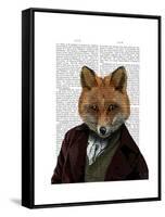 Fox Portrait 2-Fab Funky-Framed Stretched Canvas