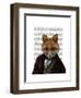 Fox Portrait 2-Fab Funky-Framed Art Print