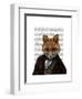 Fox Portrait 2-Fab Funky-Framed Art Print