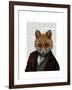 Fox Portrait 2-Fab Funky-Framed Art Print