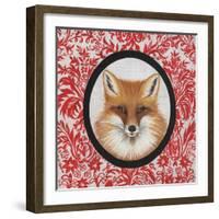 Fox Portrait-Gigi Begin-Framed Giclee Print