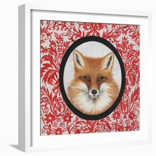 Fox Portrait-Gigi Begin-Framed Giclee Print