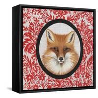 Fox Portrait-Gigi Begin-Framed Stretched Canvas