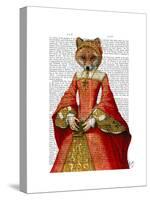 Fox Queen-Fab Funky-Stretched Canvas