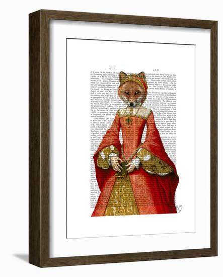 Fox Queen-Fab Funky-Framed Art Print